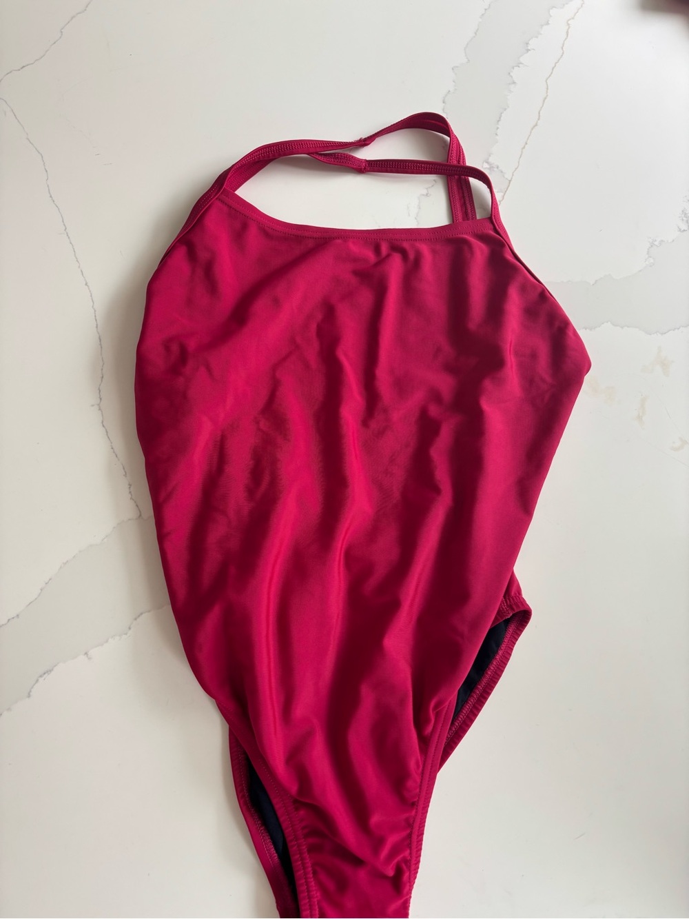 Speedo red once piece